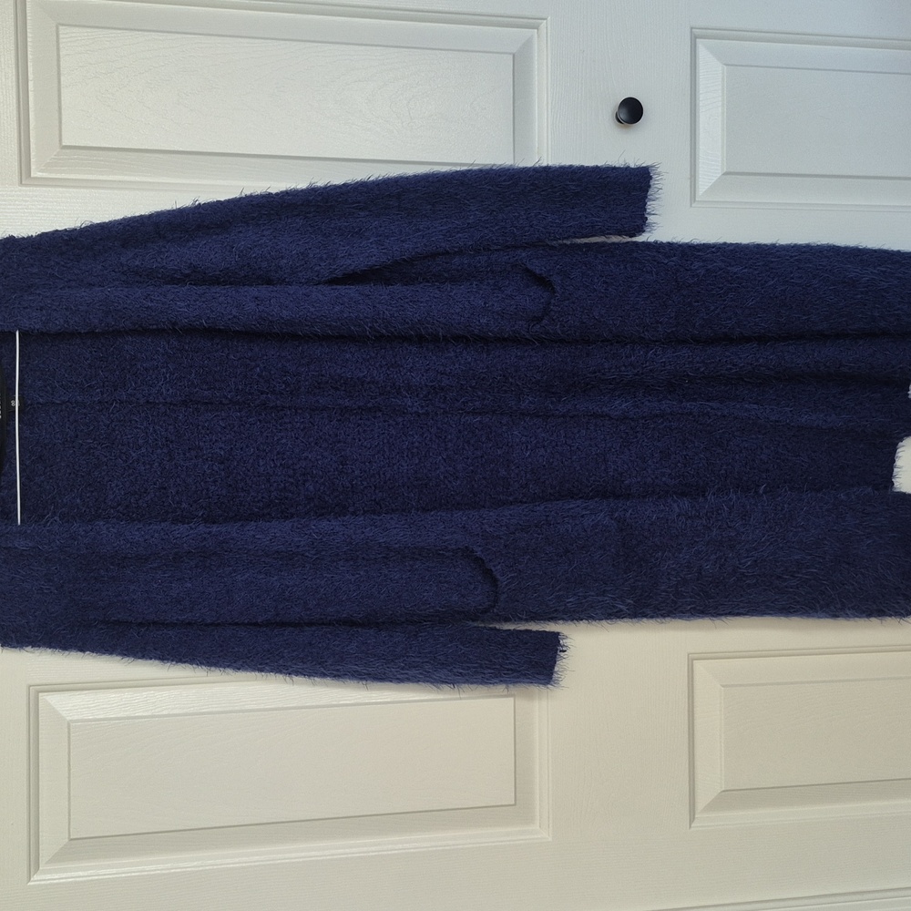 Torrid Textured Long Navy Sweater